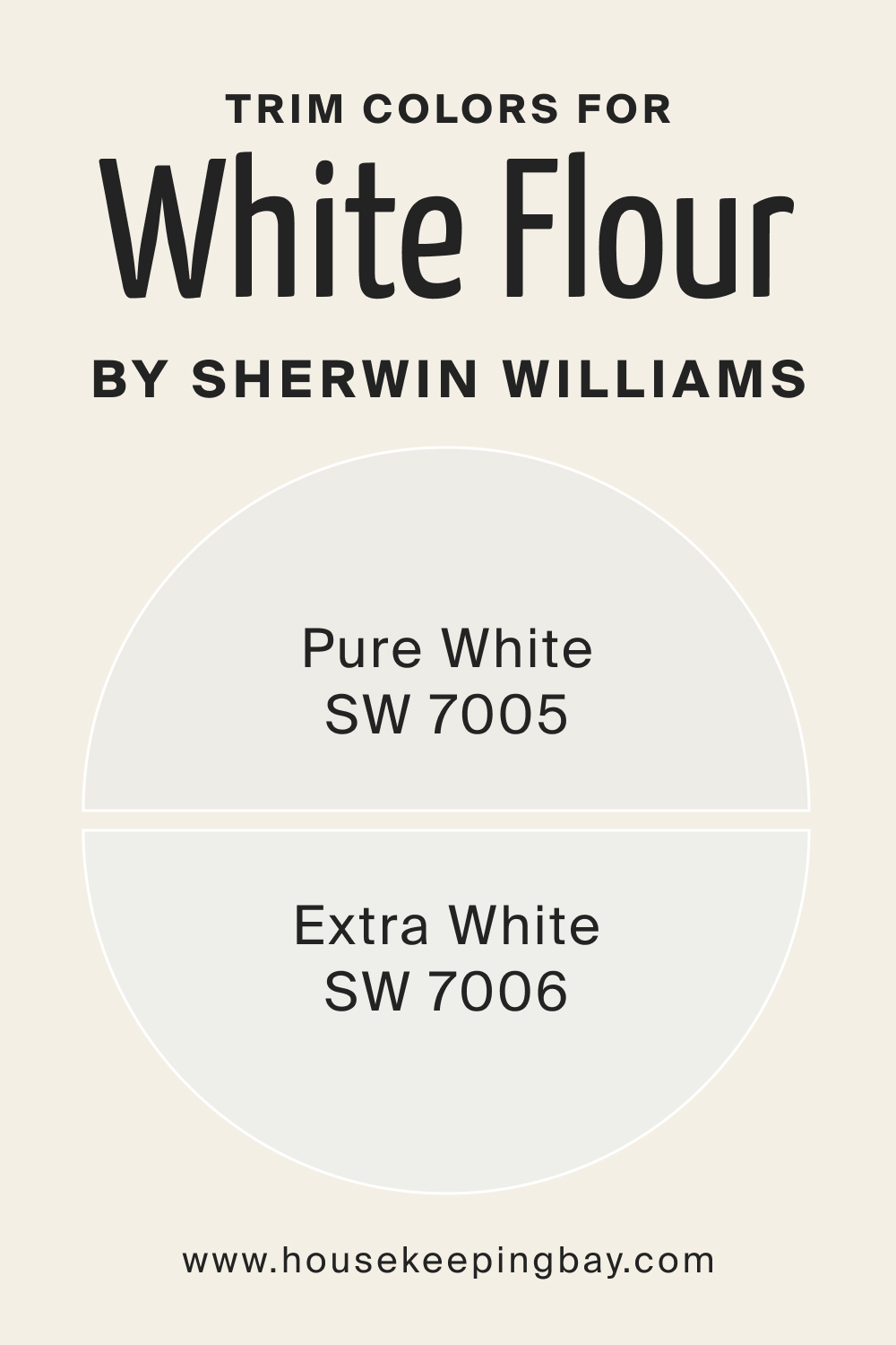 Trims Color for SW White Flour by Sherwin Williams