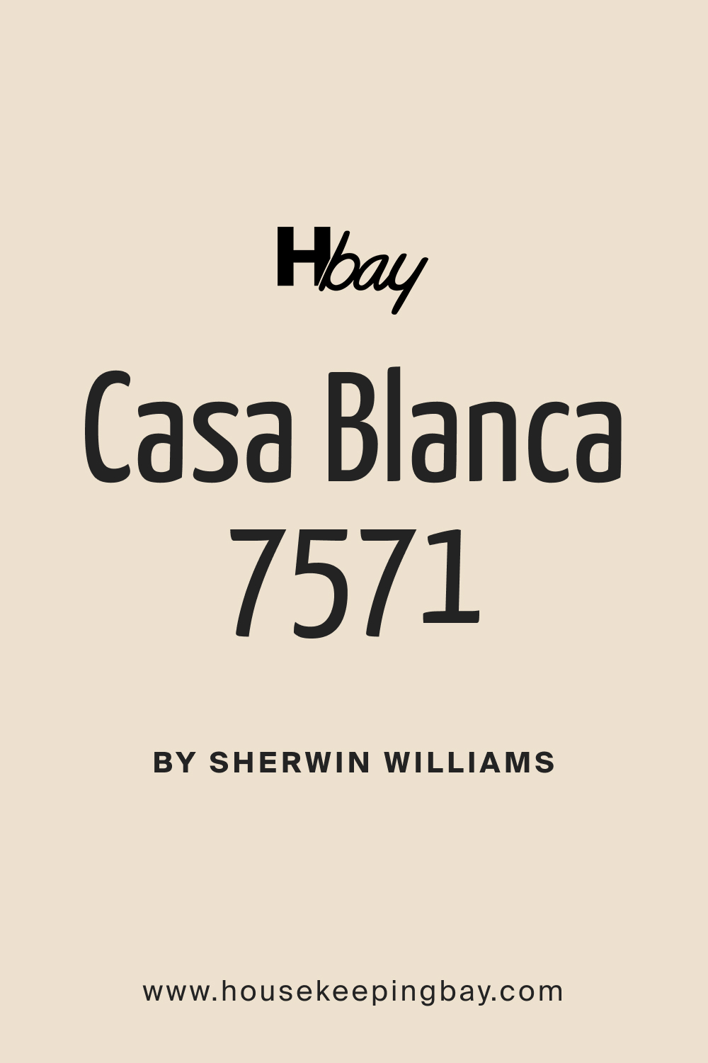 Casa Blanca 7571 Paint Color by Sherwin Williams