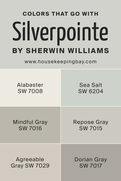 Silverpointe SW 7653 by Sherwin-Williams - Housekeepingbay
