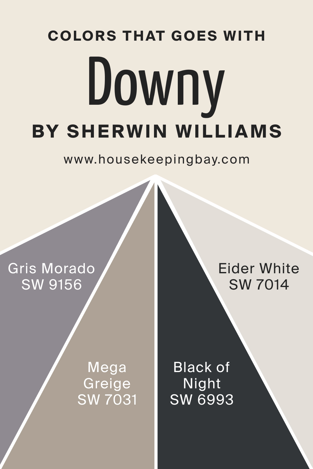 Colors that goes with SW Downy by Sherwin Williams