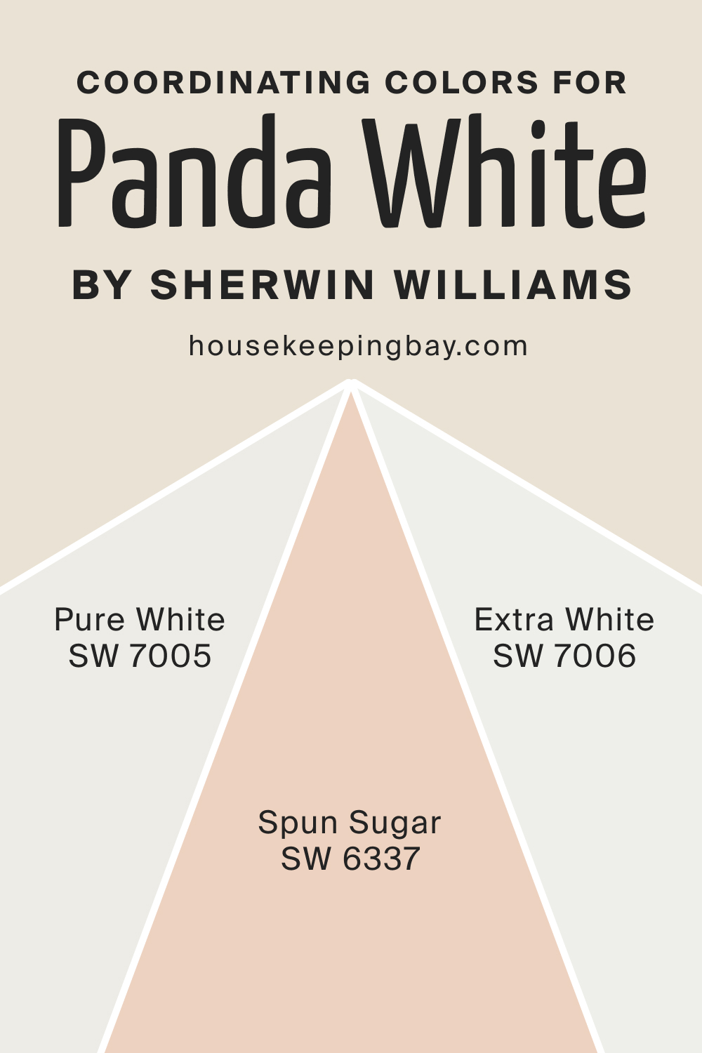 Coordinating Colors for SW Panda White by Sherwin Williams