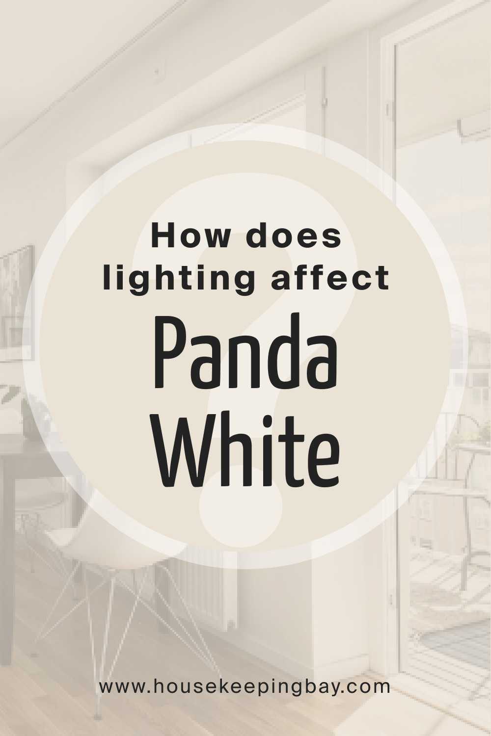 How does lighting affect SW Panda White