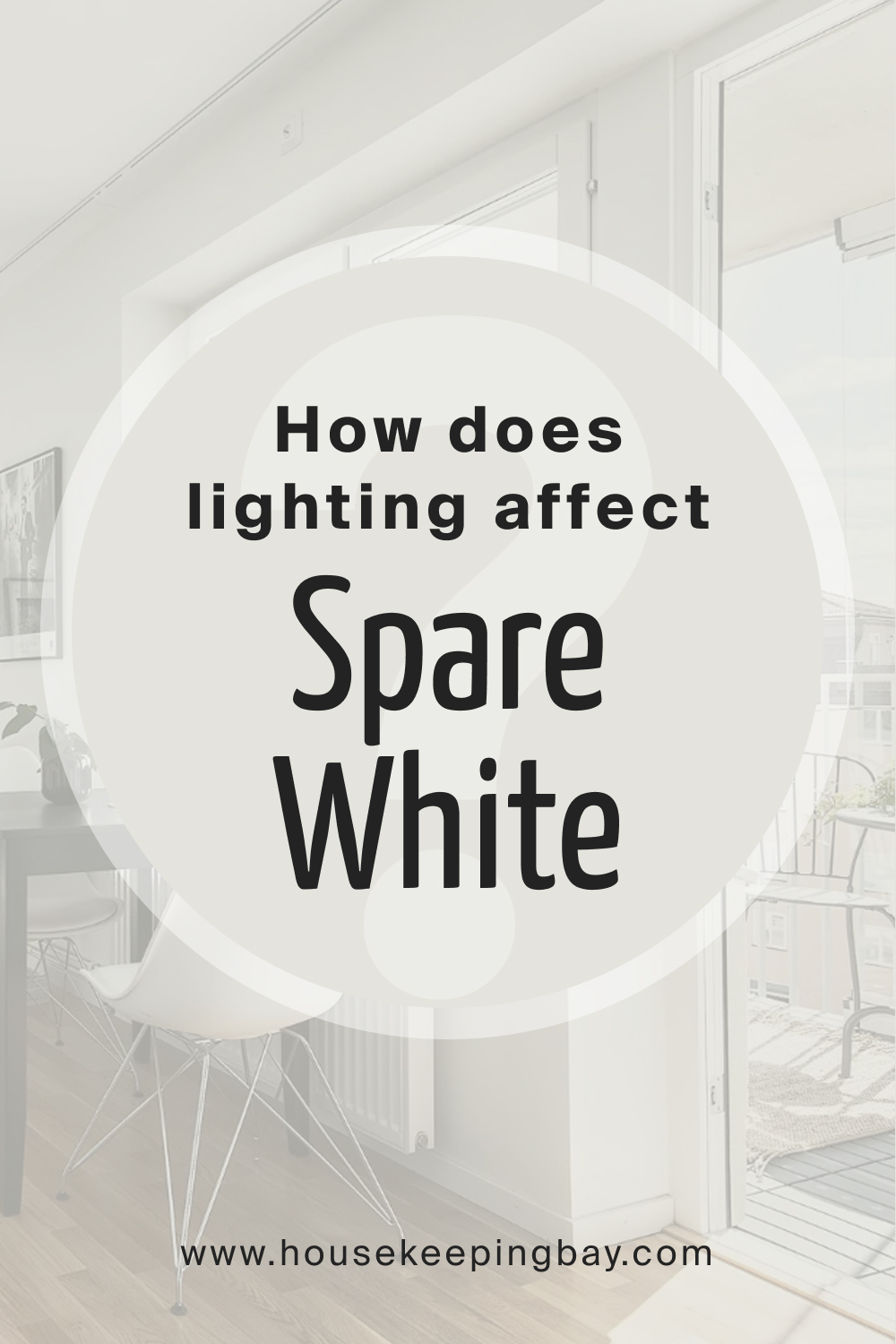 How does lighting affect SW Spare White