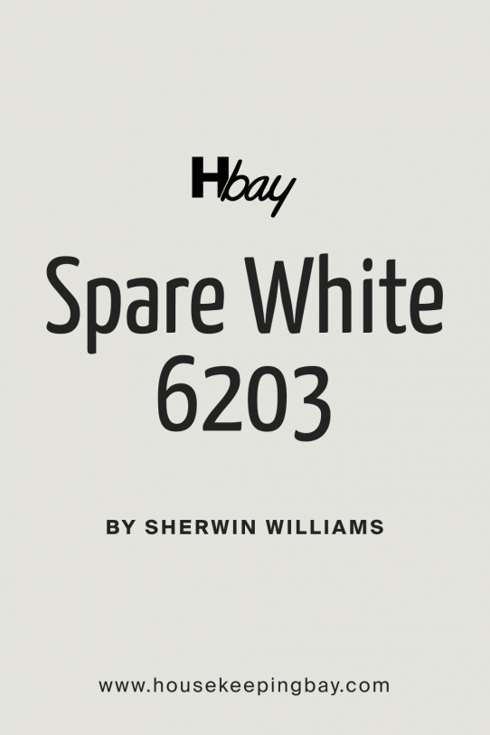 Spare White SW 6203 Paint Color by Sherwin-Williams