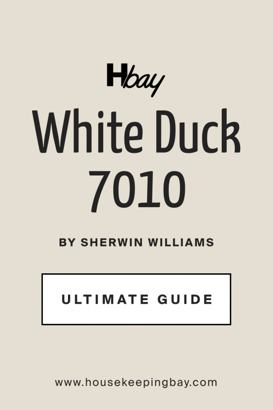 White Duck SW 7010 Paint Color by Sherwin-Williams