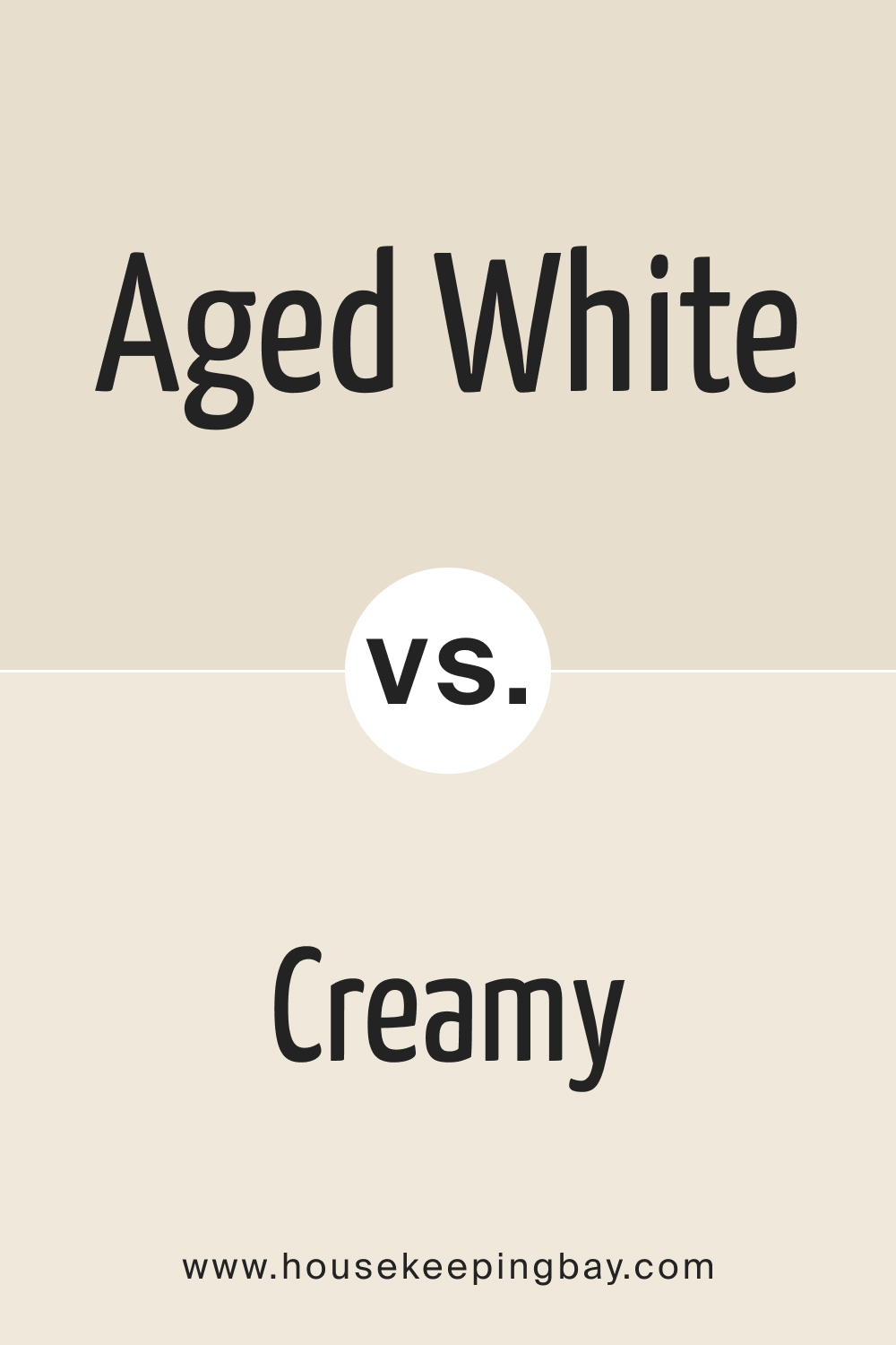 SW Aged White vs Creamy SW 7012