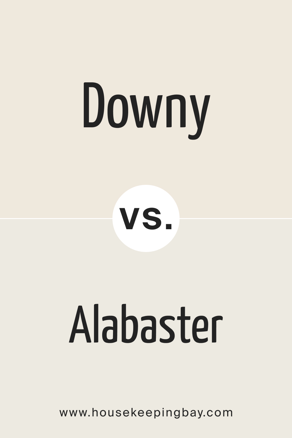 SW Downy vs Alabaster