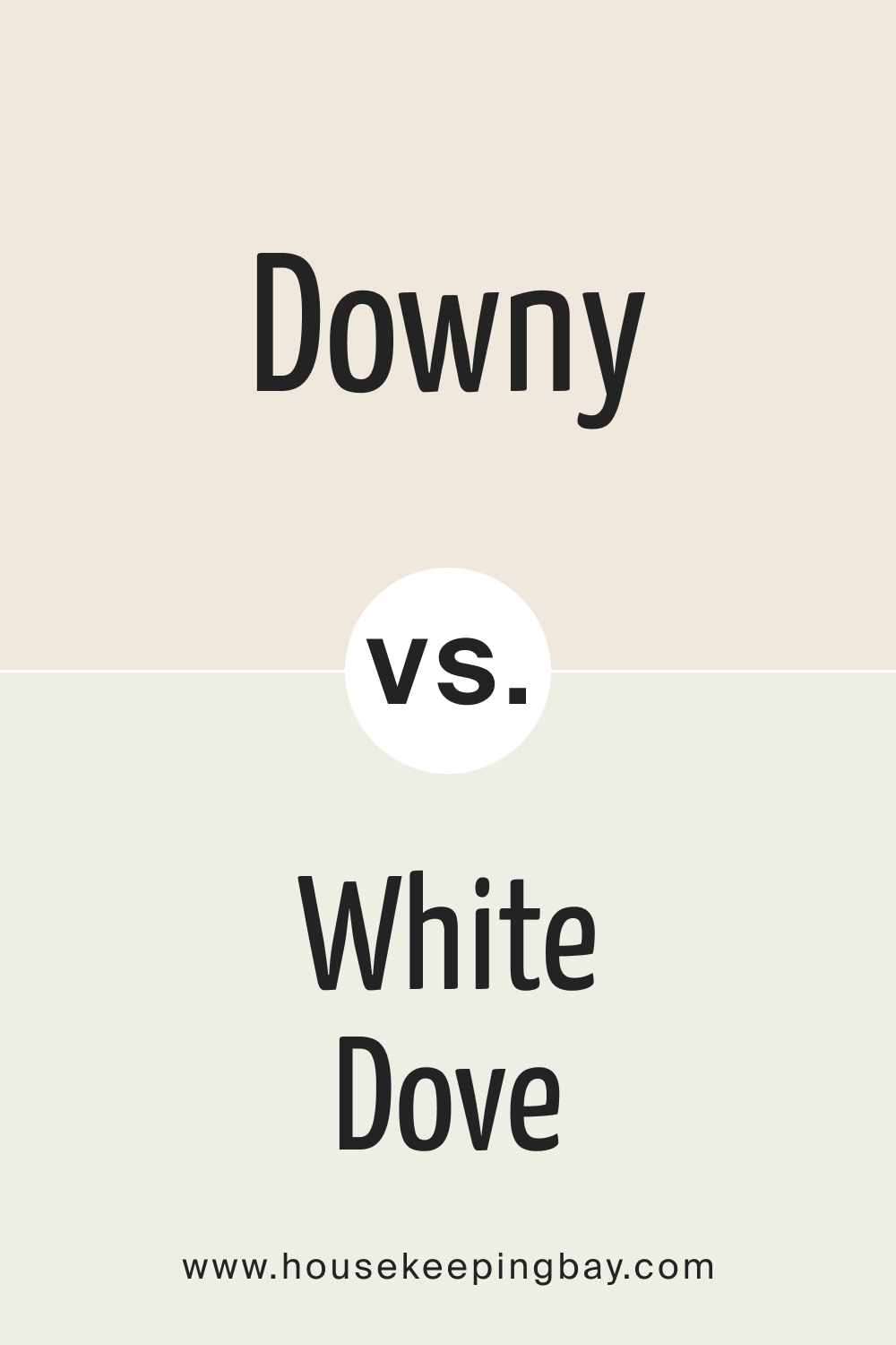 SW Downy vs White Dove