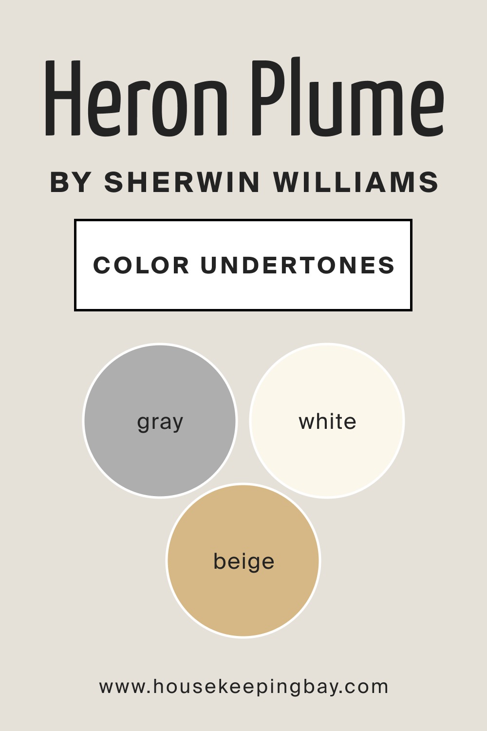 SW Heron Plume by Sherwin Williams Main Color Undertone