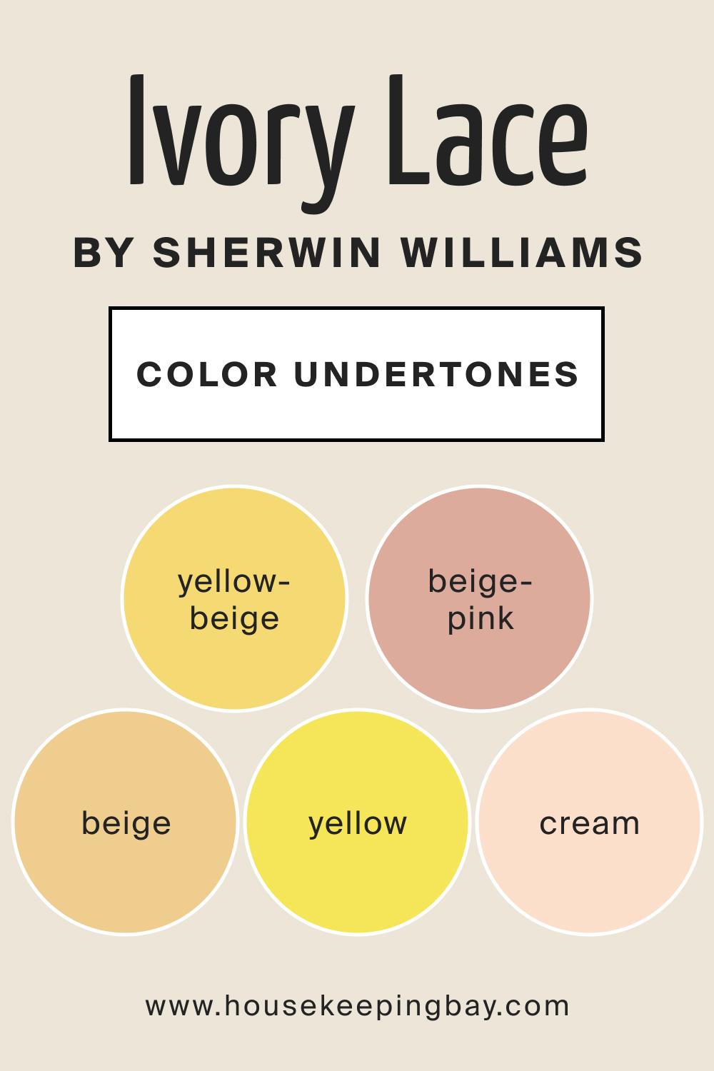 SW Ivory by Sherwin Williams Main Color Undertone