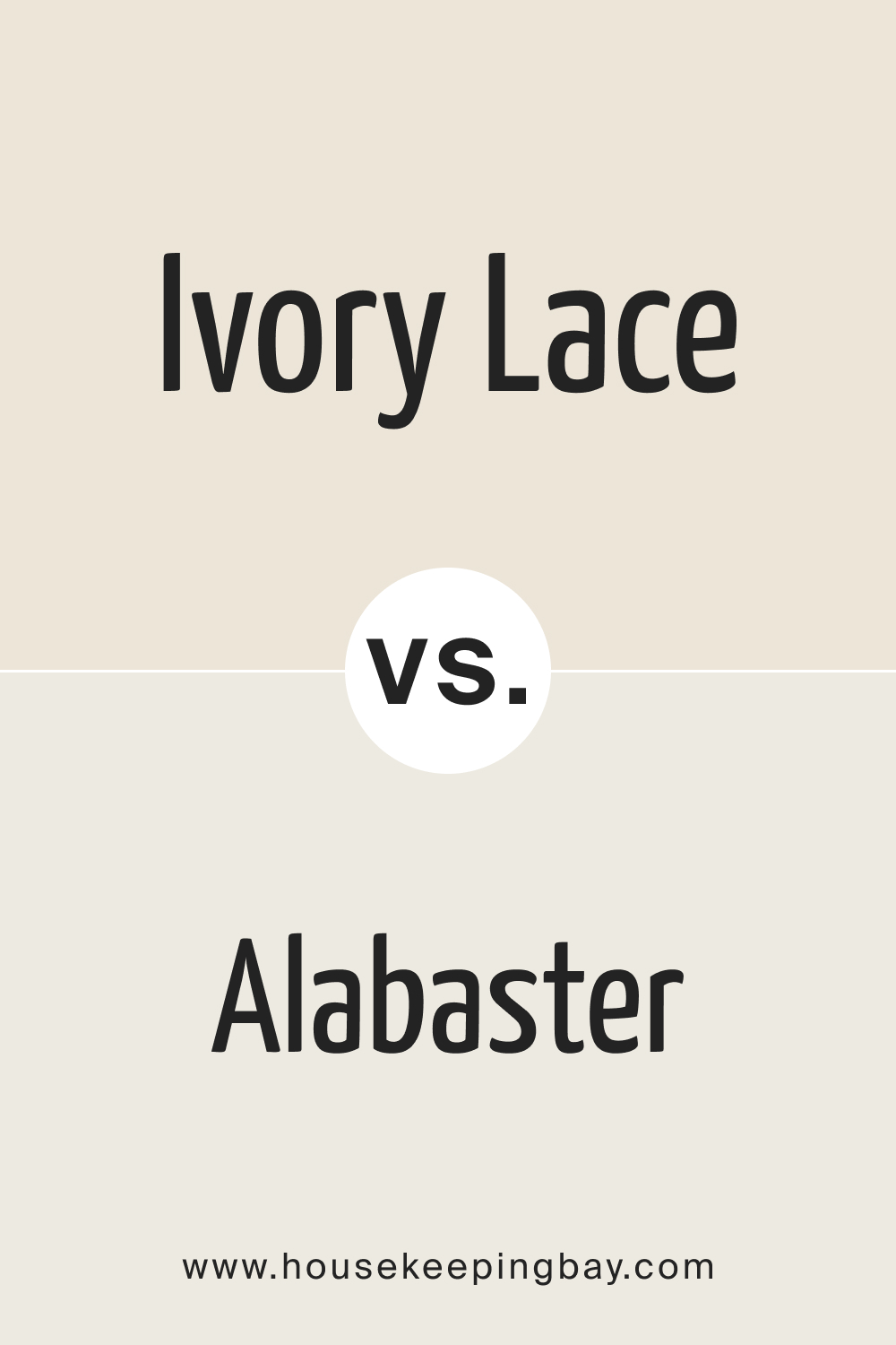 SW Ivory vs Alabaster