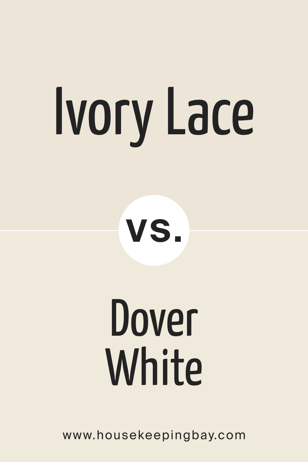 SW Ivory vs Dover White