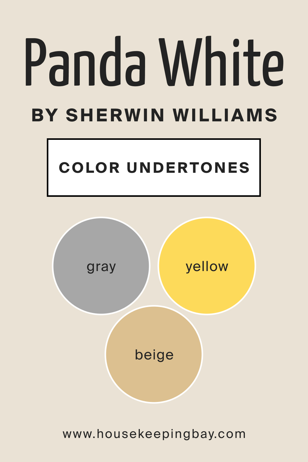 SW Panda White by Sherwin Williams Main Color Undertone