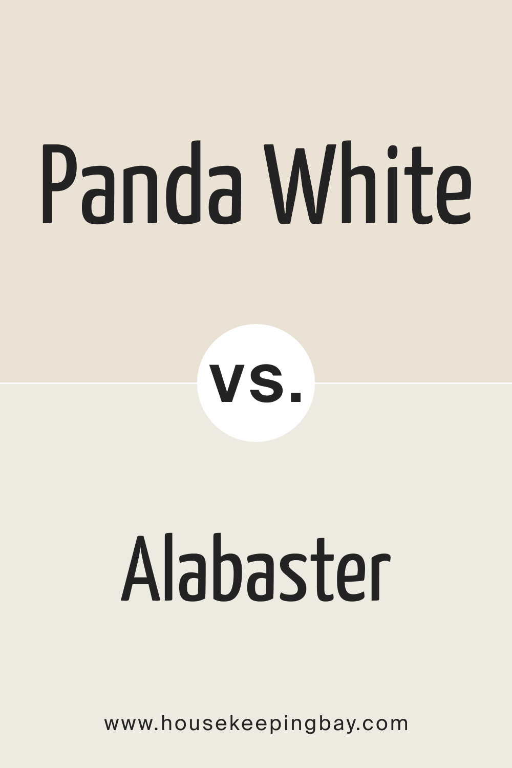 SW Panda White vs Alabaster