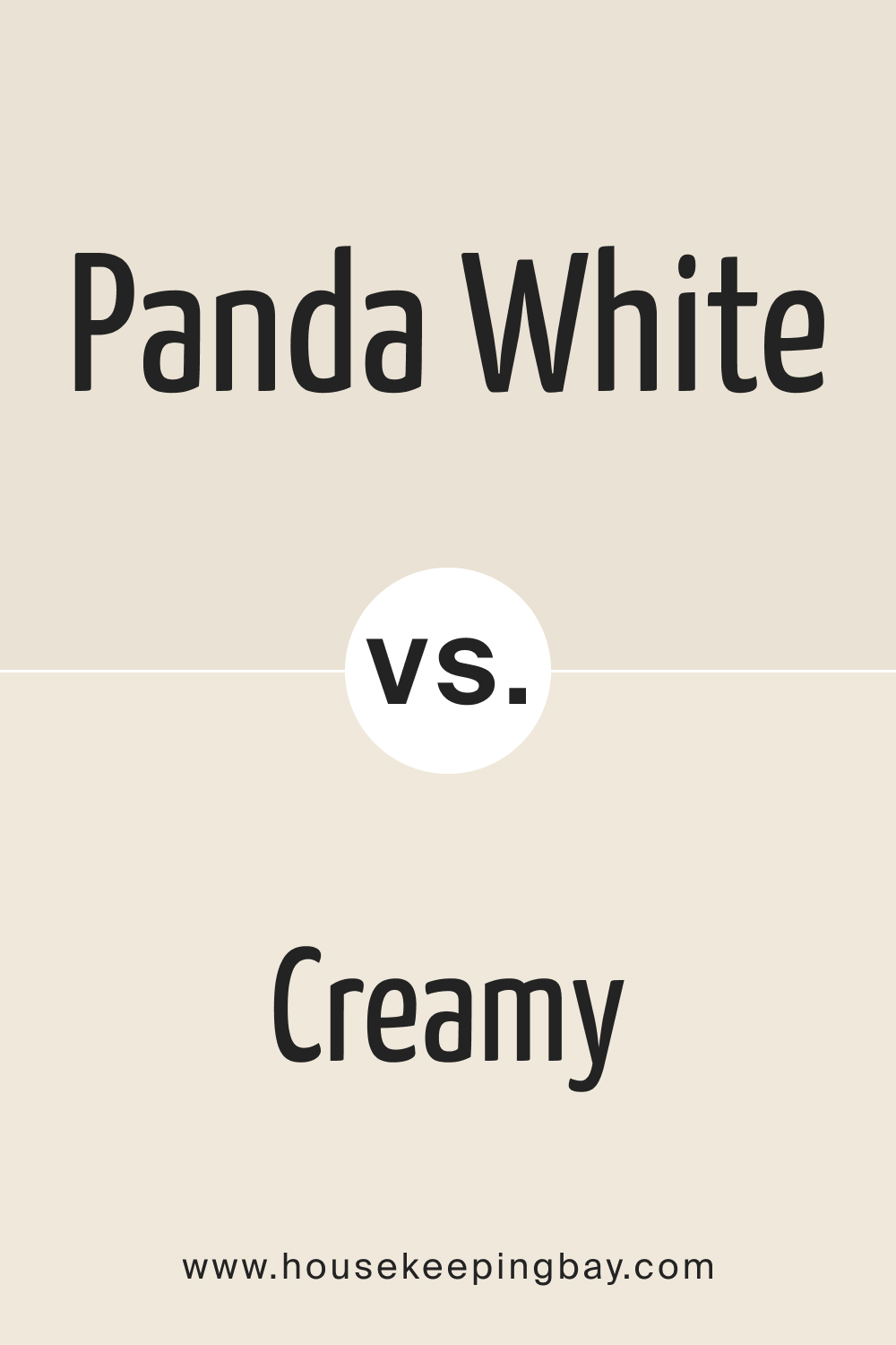 SW Panda White vs Creamy