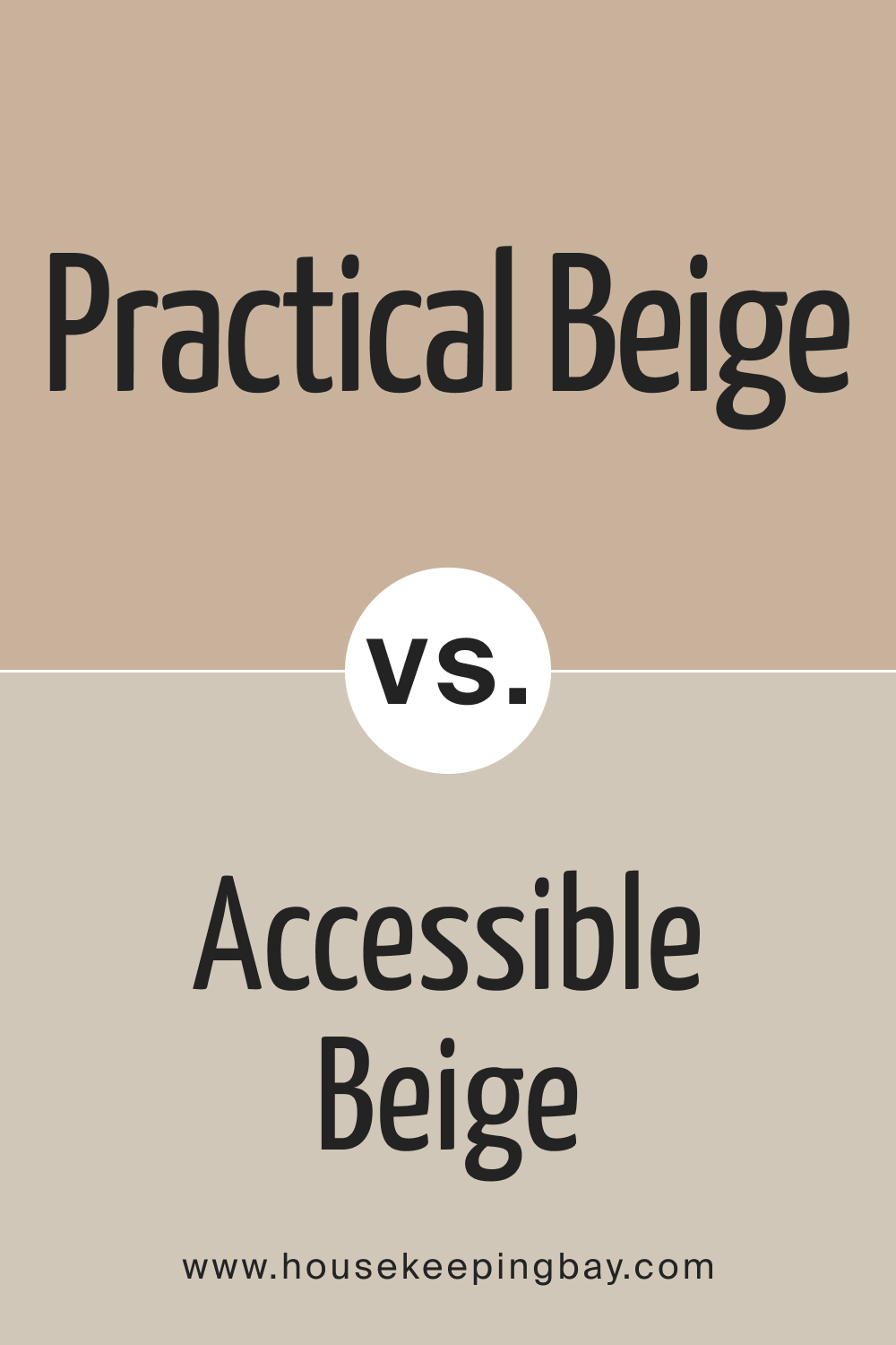 SW Practical Beige vs Accessible Beige SW 7036