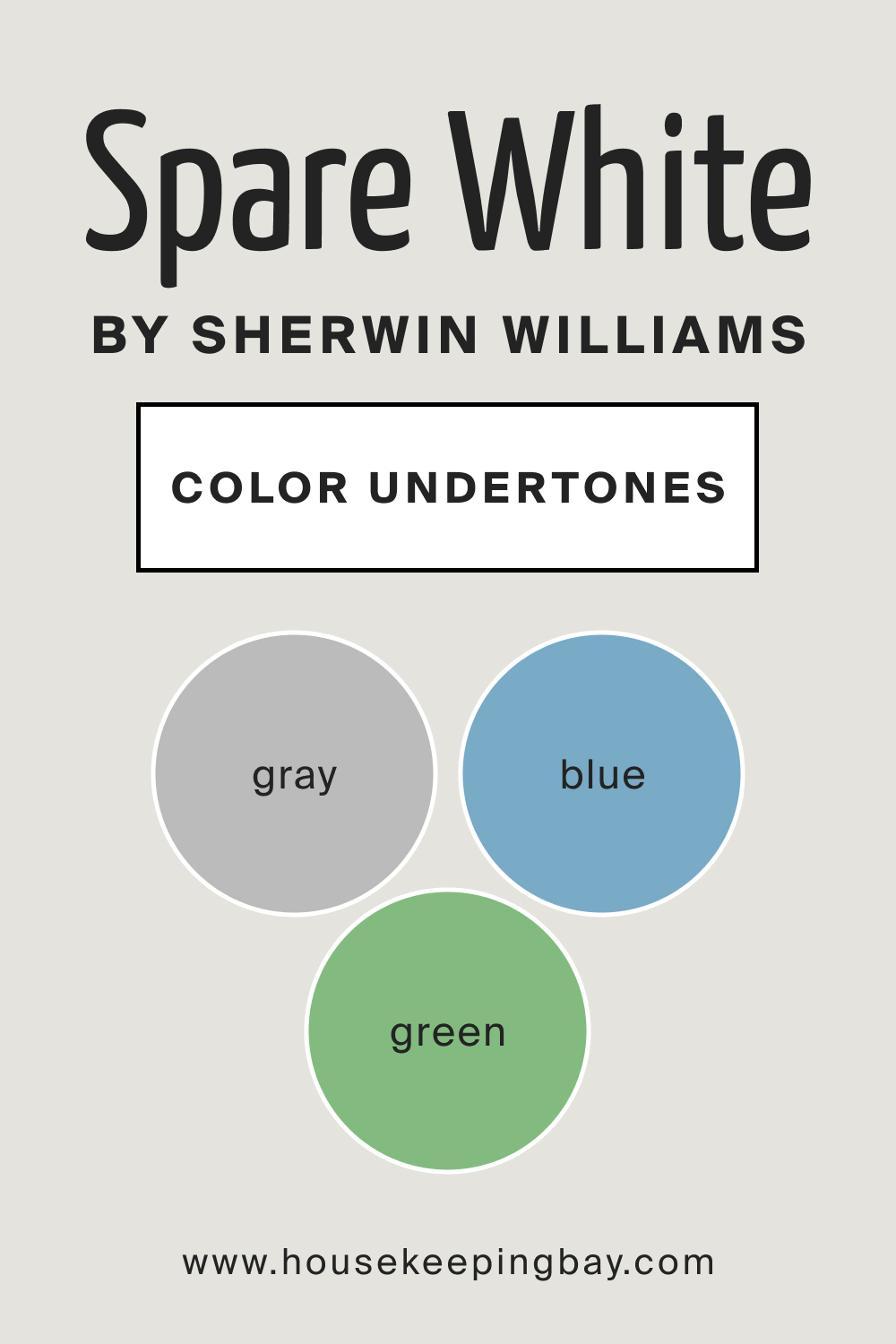 SW Spare White by Sherwin Williams Main Color Undertone