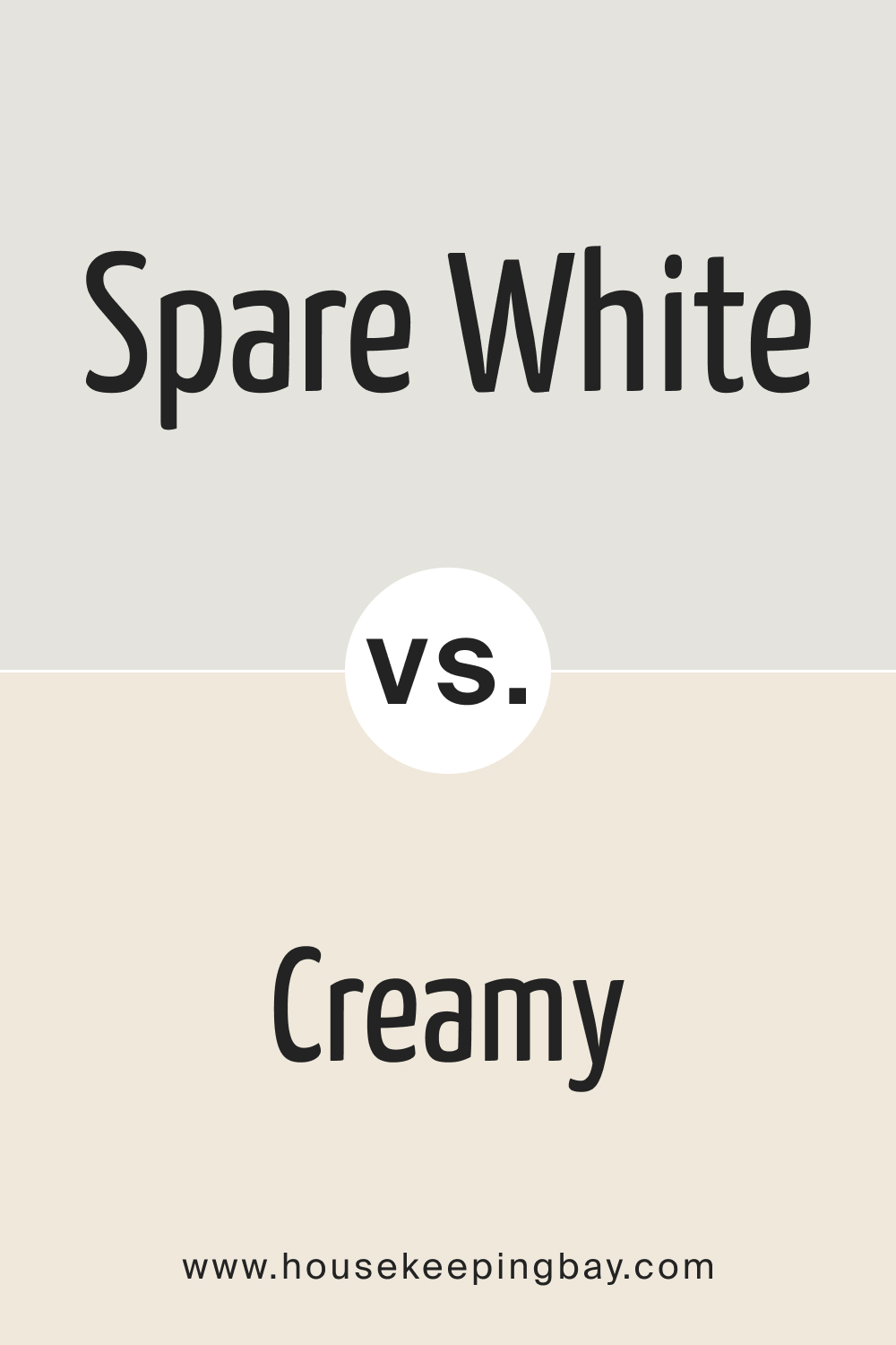 SW Spare White vs Creamy