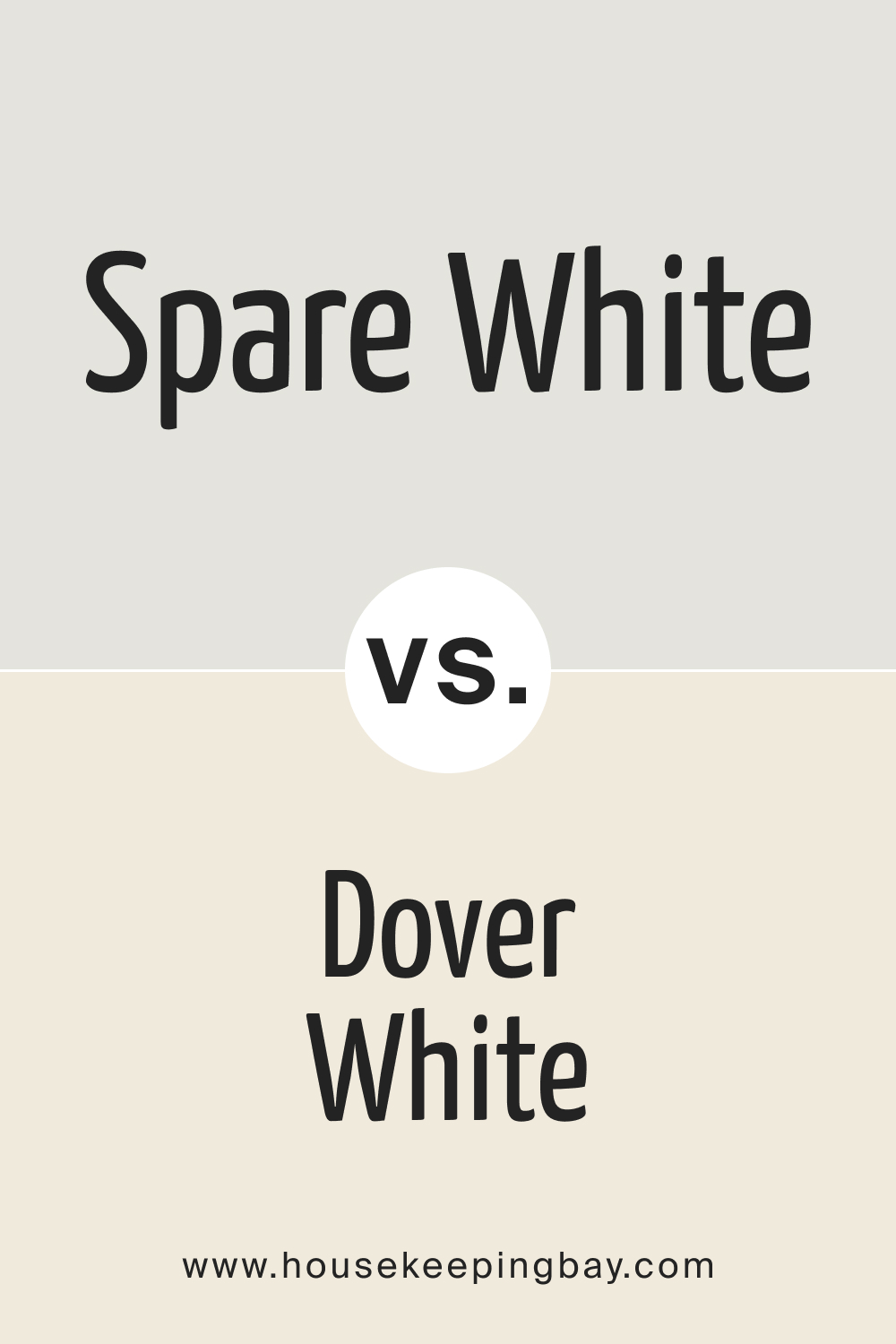 SW Spare White vs Dover White