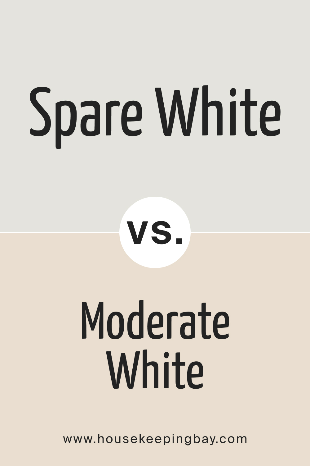 SW Spare White vs Moderate White