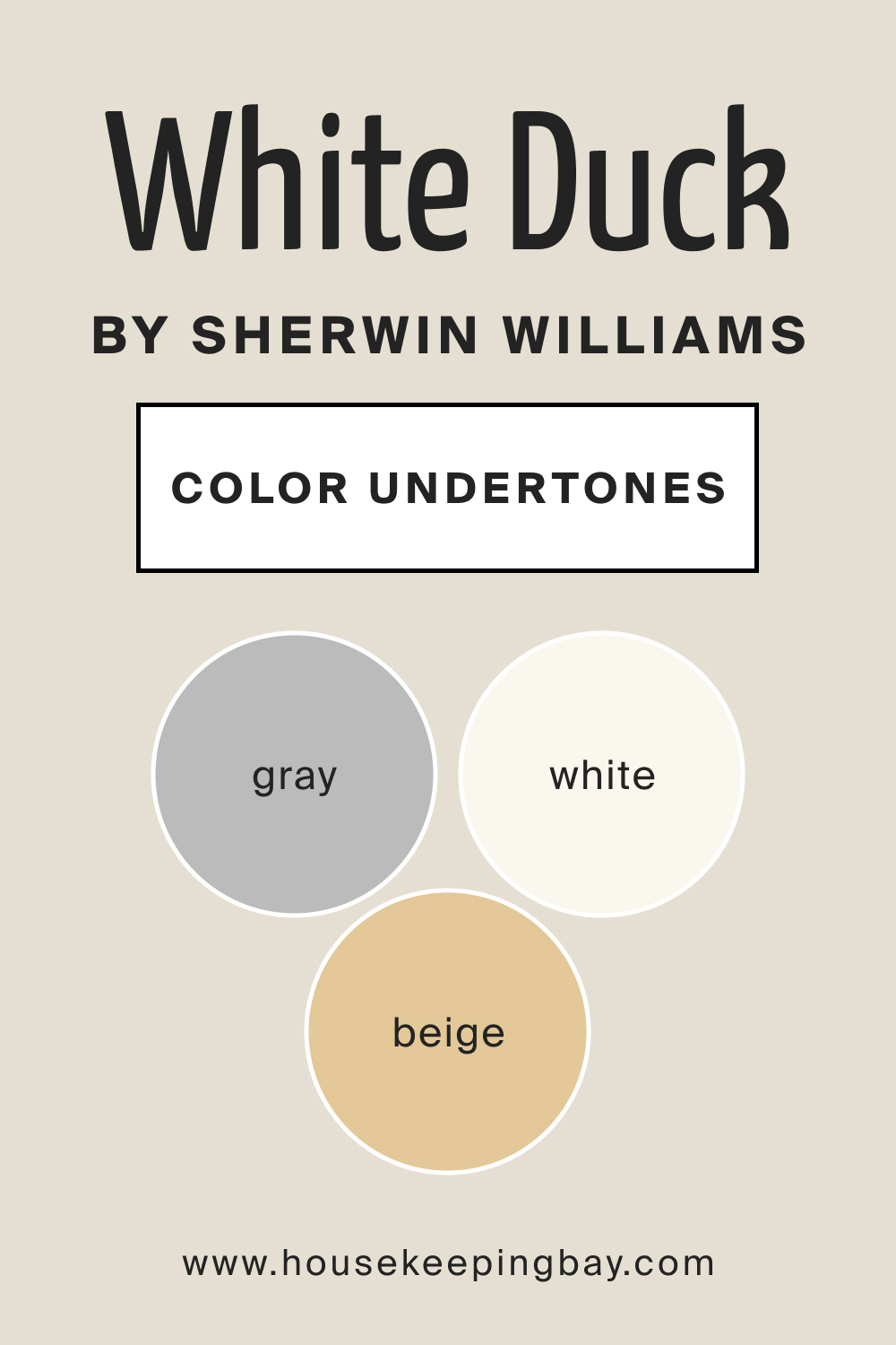 SW White Duck by Sherwin Williams Main Color Undertone