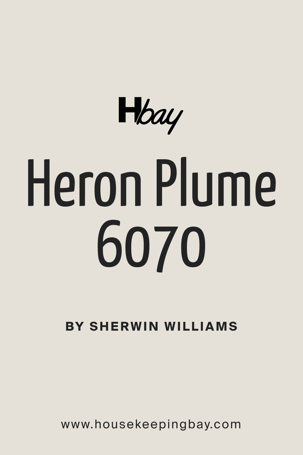 Sherwin Williams SW 6070 Heron Plume Paint Color