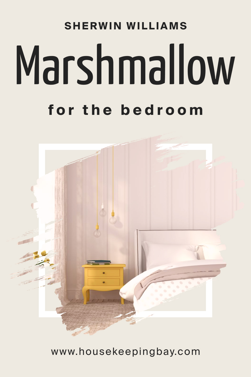 Sherwin Williams. SW Marshmallow For the bedroom