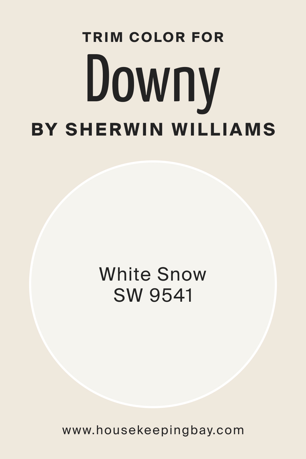 Trim Color for SW Downy by Sherwin Williams