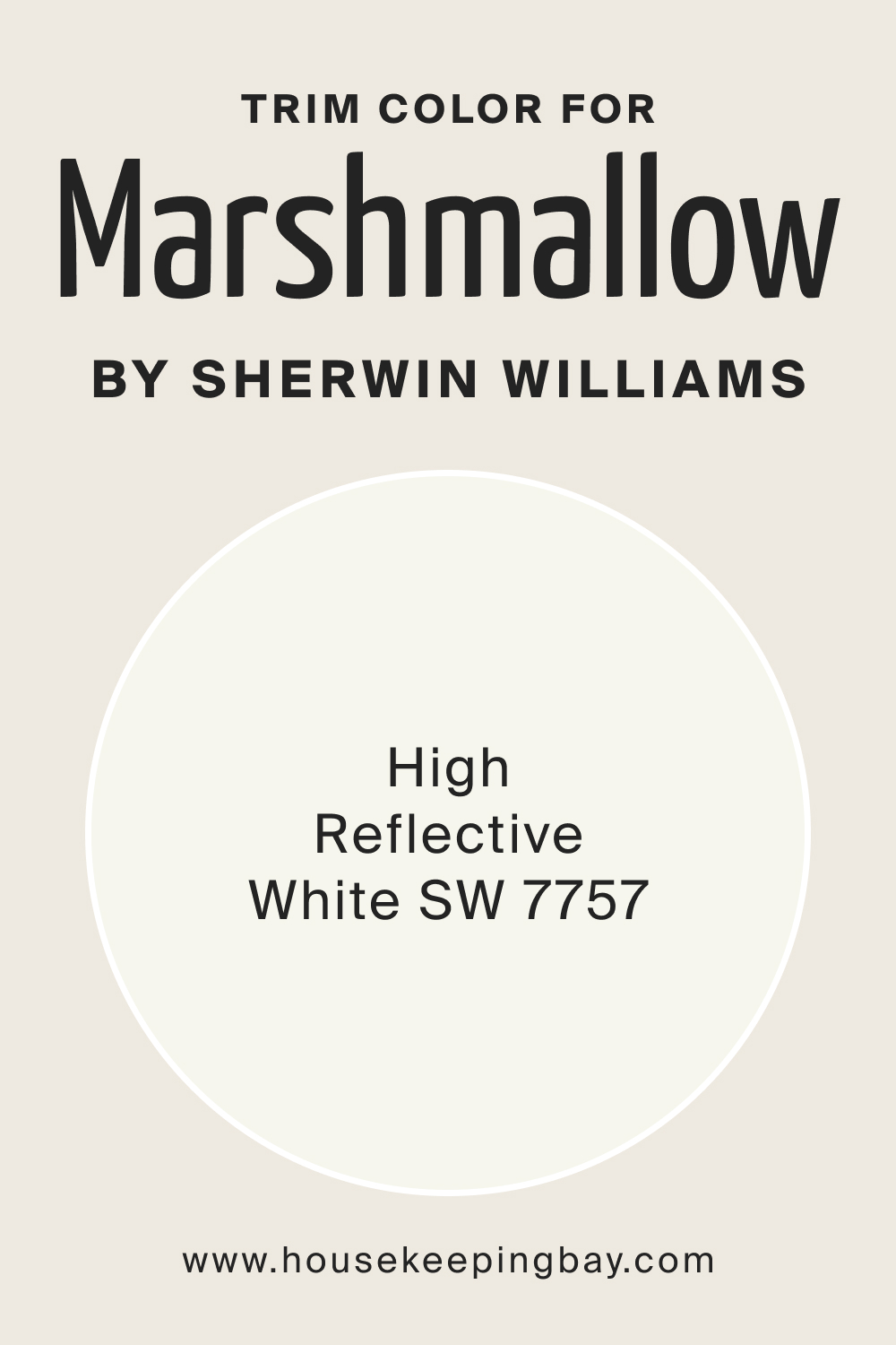 Trims Color for SW Marshmallow by Sherwin Williams