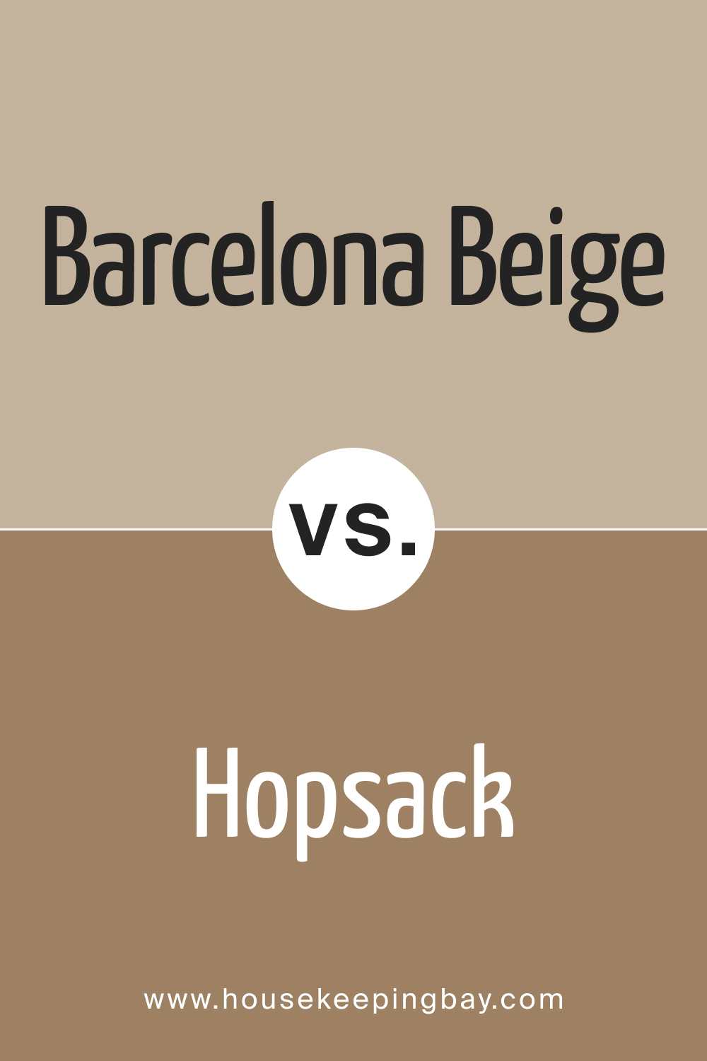 Barcelona Beige vs Hopsack