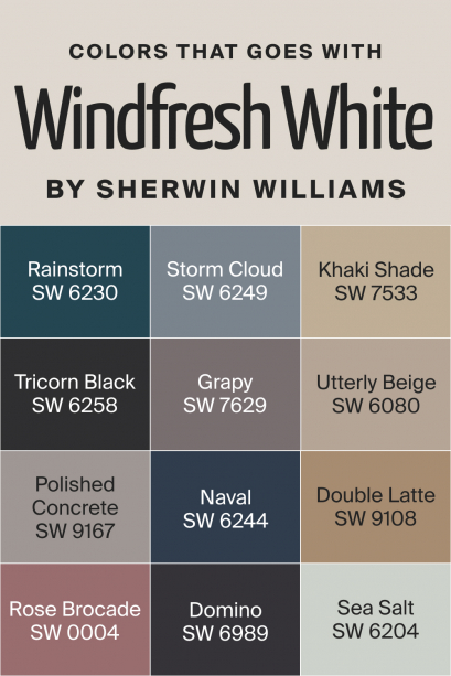 Windfresh White SW 7628 Paint Color by Sherwin-Williams