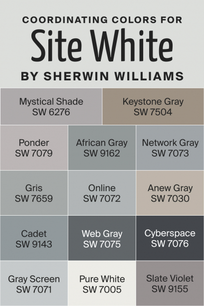 Site White SW 7070 Paint Color by Sherwin-Williams - Housekeepingbay