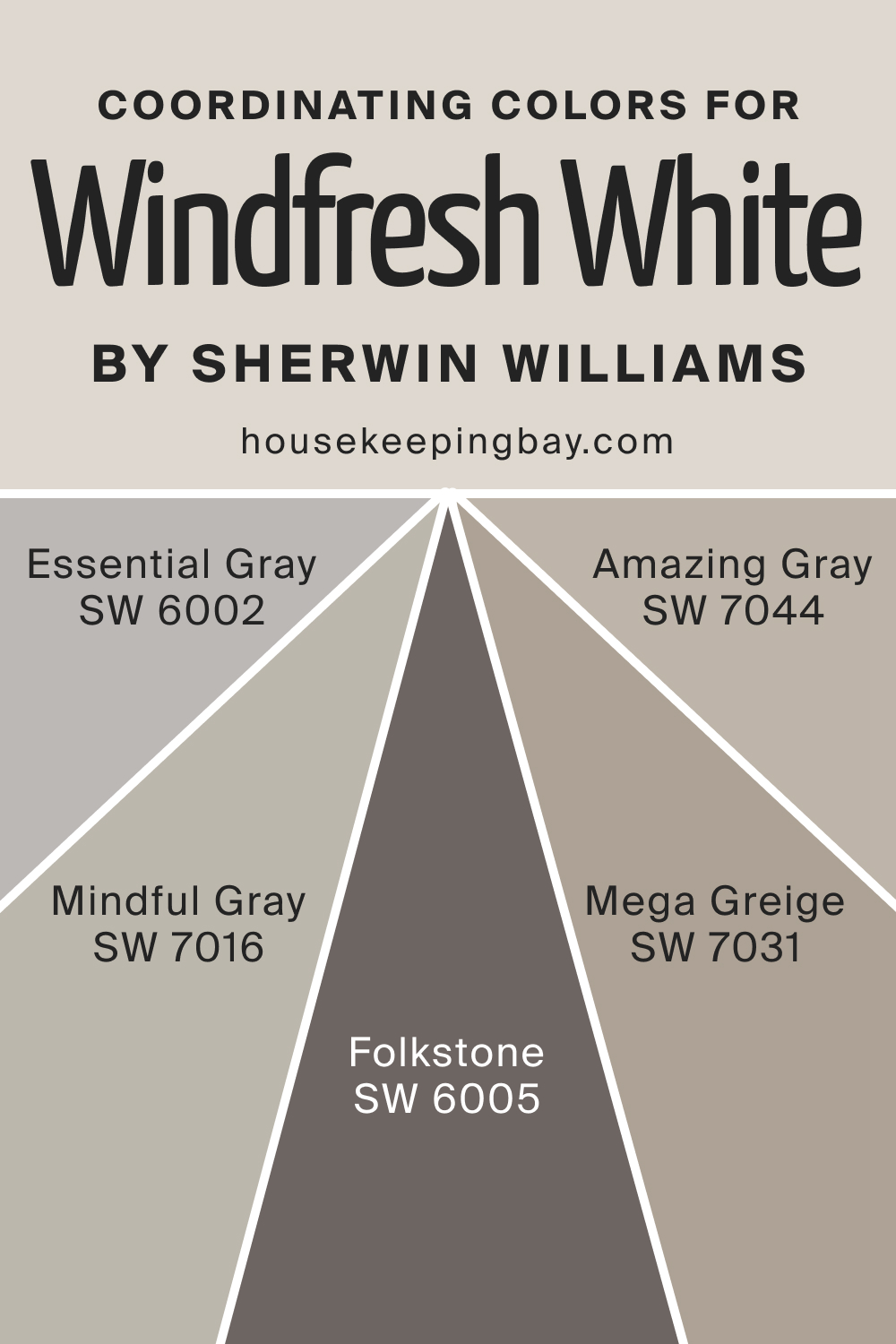 Coordinating Colors for SW Windfresh White by Sherwin Williams