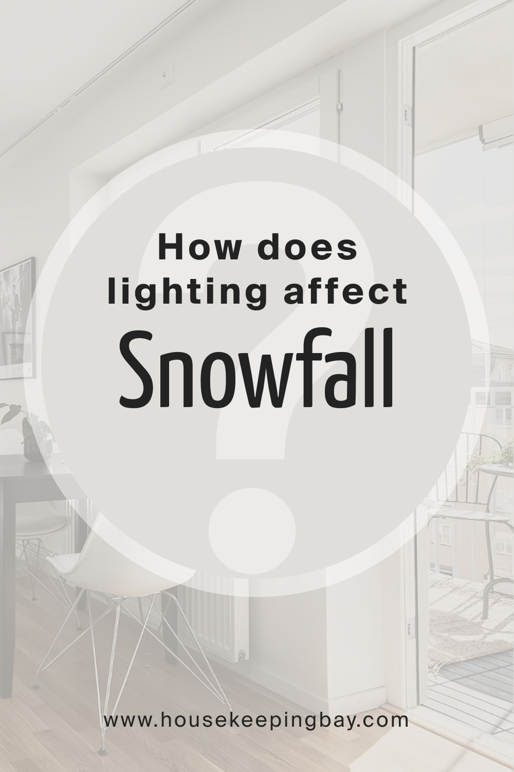 How does lighting affect SW Snowfall