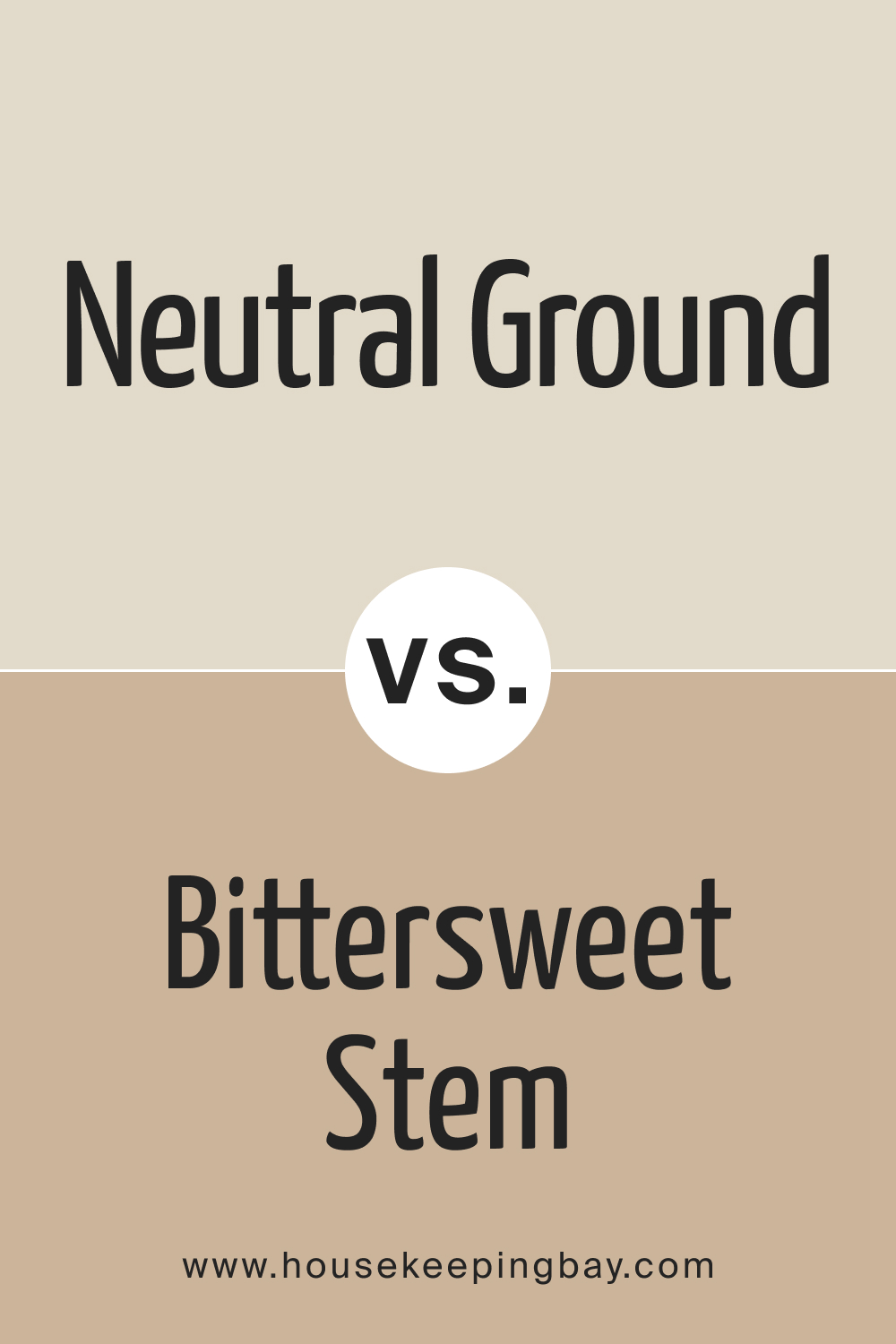 Neutral Ground vs Bittersweet Stem