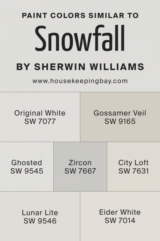 Snowfall SW 6000 Paint Color by Sherwin-Williams