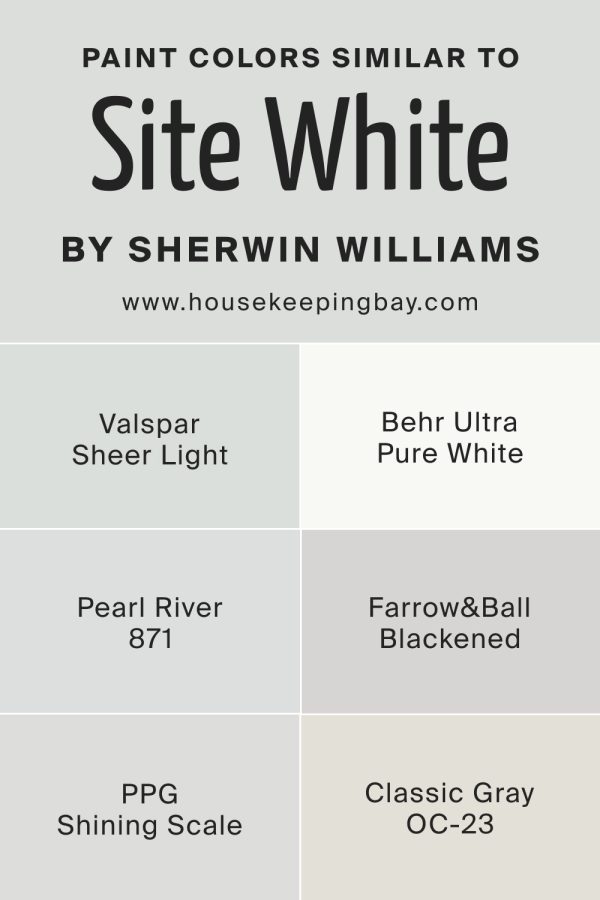 Site White SW 7070 Paint Color by Sherwin-Williams - Housekeepingbay