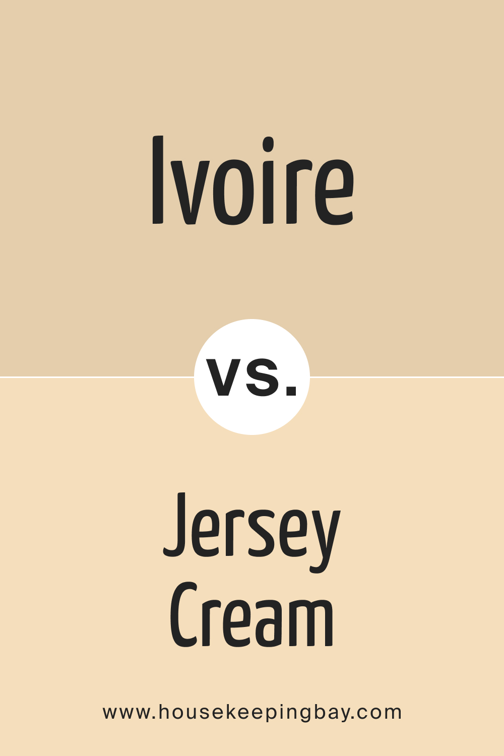 SW Ivoire vs Jersey Cream SW 6379