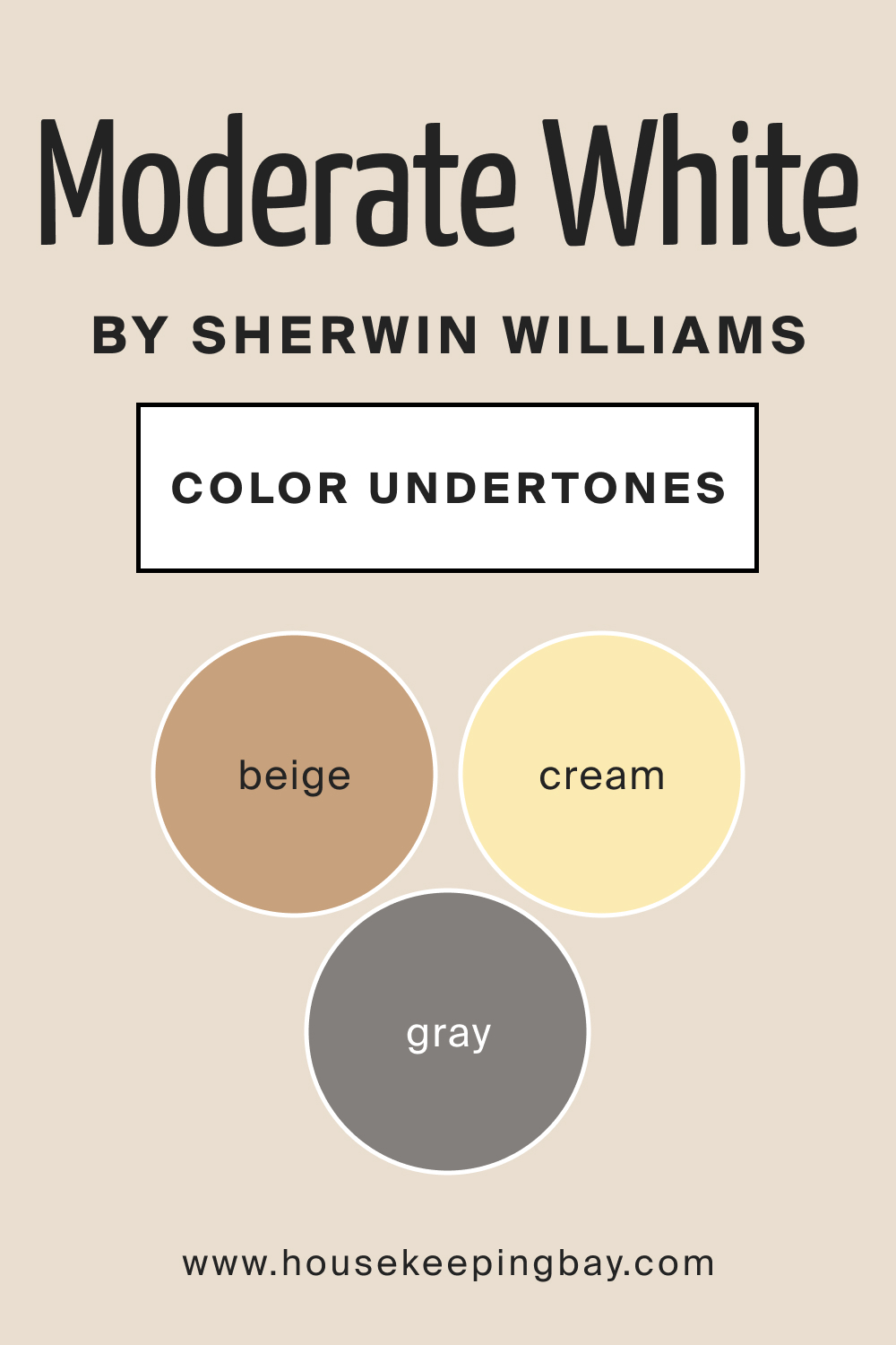 SW Moderate White by Sherwin Williams Main Color Undertone