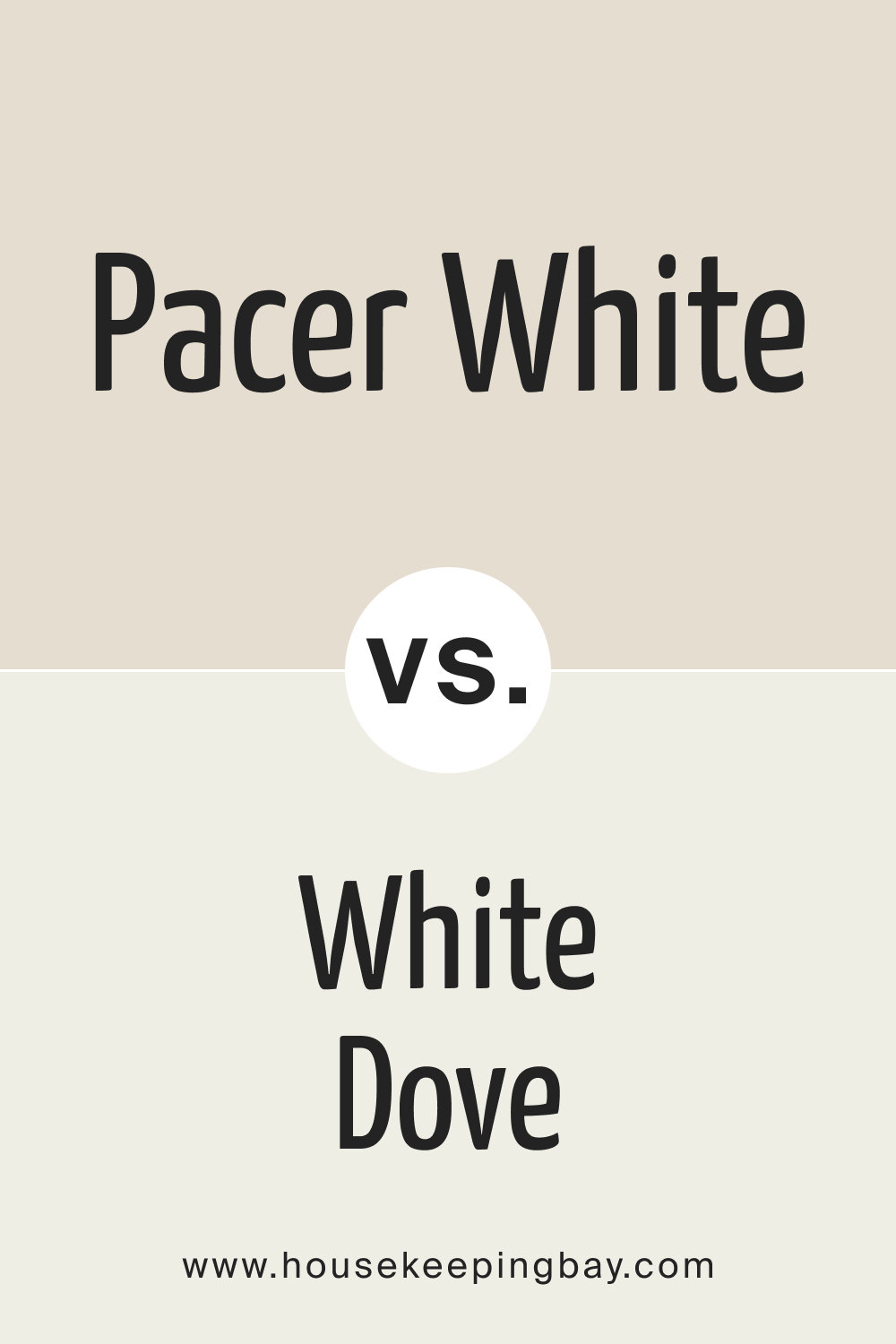 SW Pacer White vs White Dove OC 17