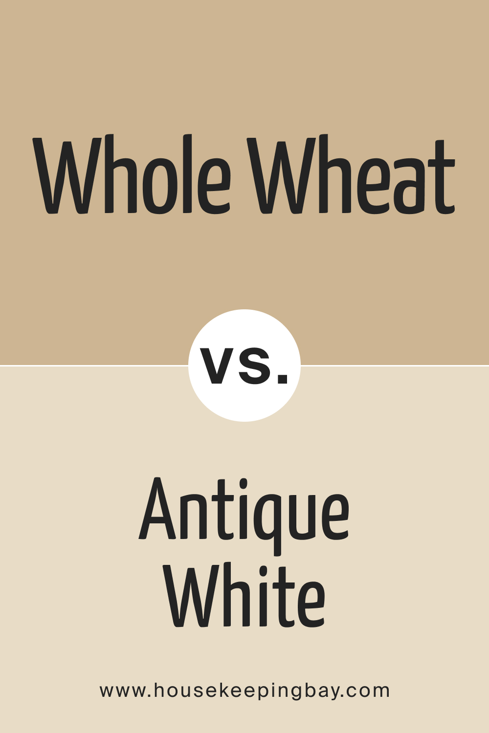 SW Whole Wheat vs Antique White SW 6119