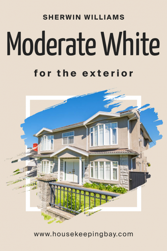 Moderate White SW 6140 Paint Color by Sherwin-Williams - Housekeeping Bay