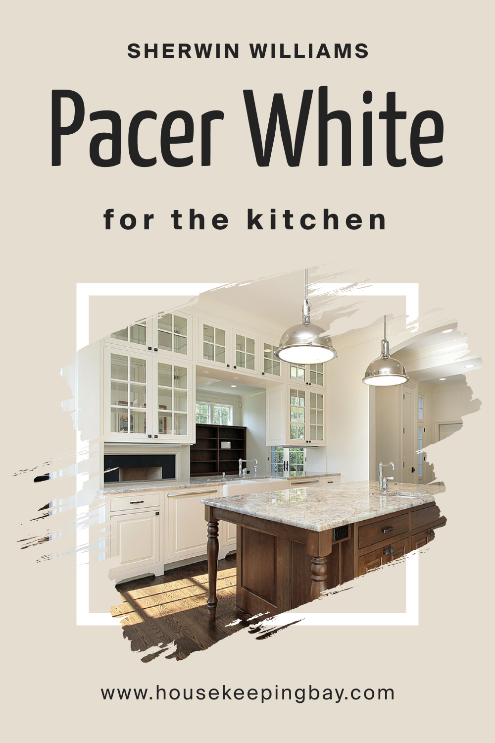 Sherwin Williams. SW Pacer White For the Kitchen