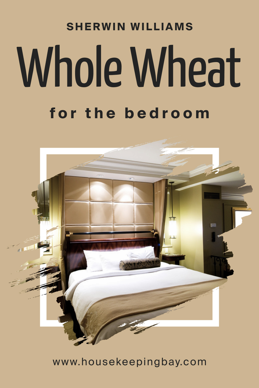 Sherwin Williams. SW Whole Wheat For the bedroom