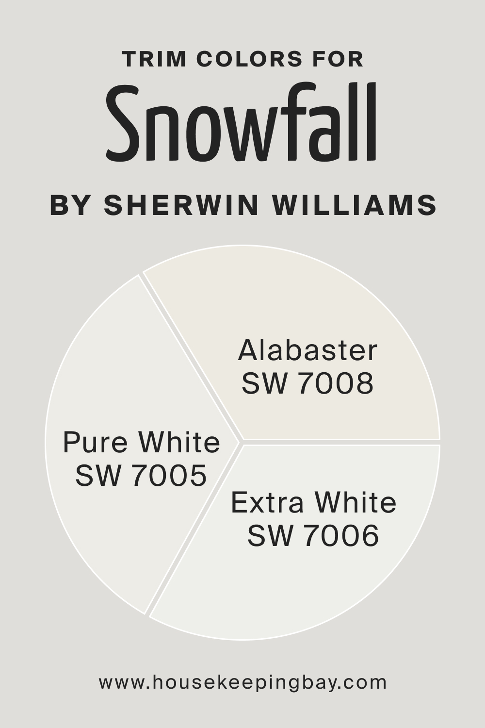 Trim Color of Snowfall by Sherwin Williams