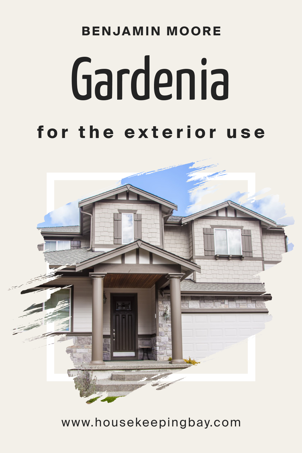 Benjamin Moore. Gardenia AF 10 for the Exterior Use