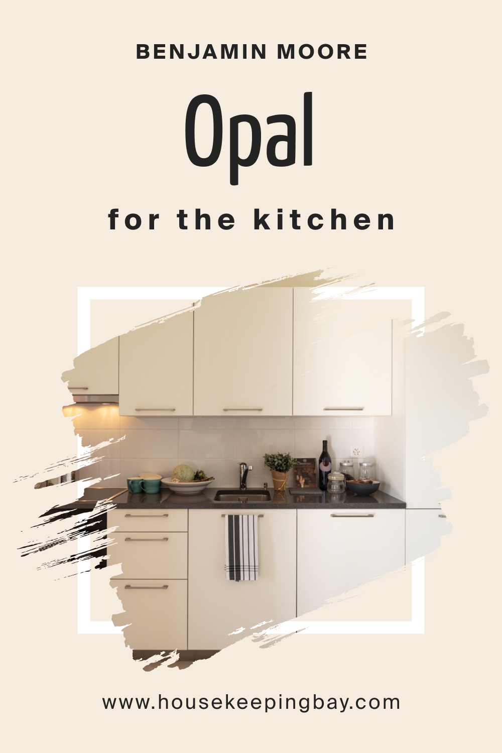 Benjamin Moore. Opal OC 73 for the Kitchen