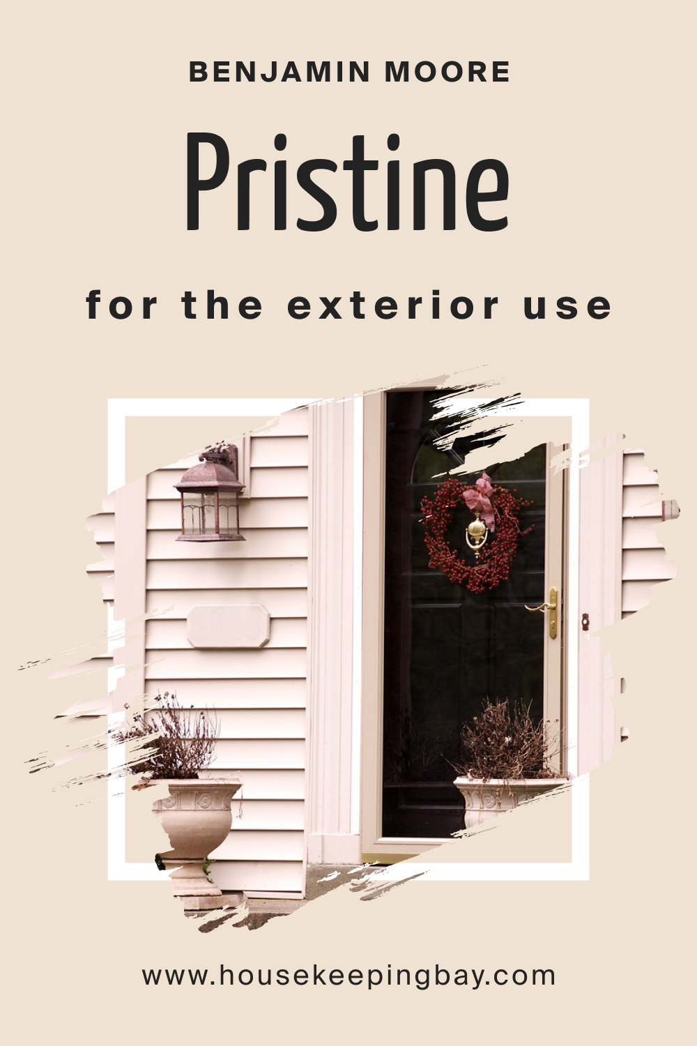 Benjamin Moore. Pristine OC 75 for the Exterior Use