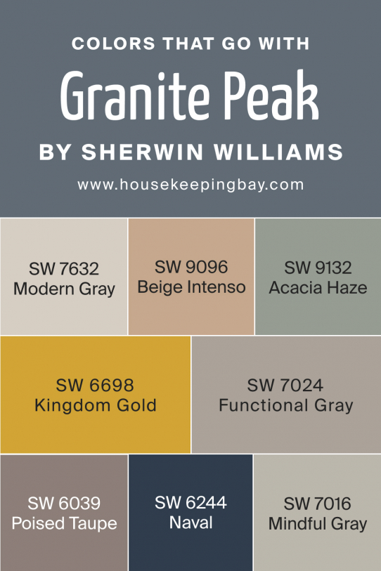 Granite Peak SW 6250 Paint Color by Sherwin-Williams