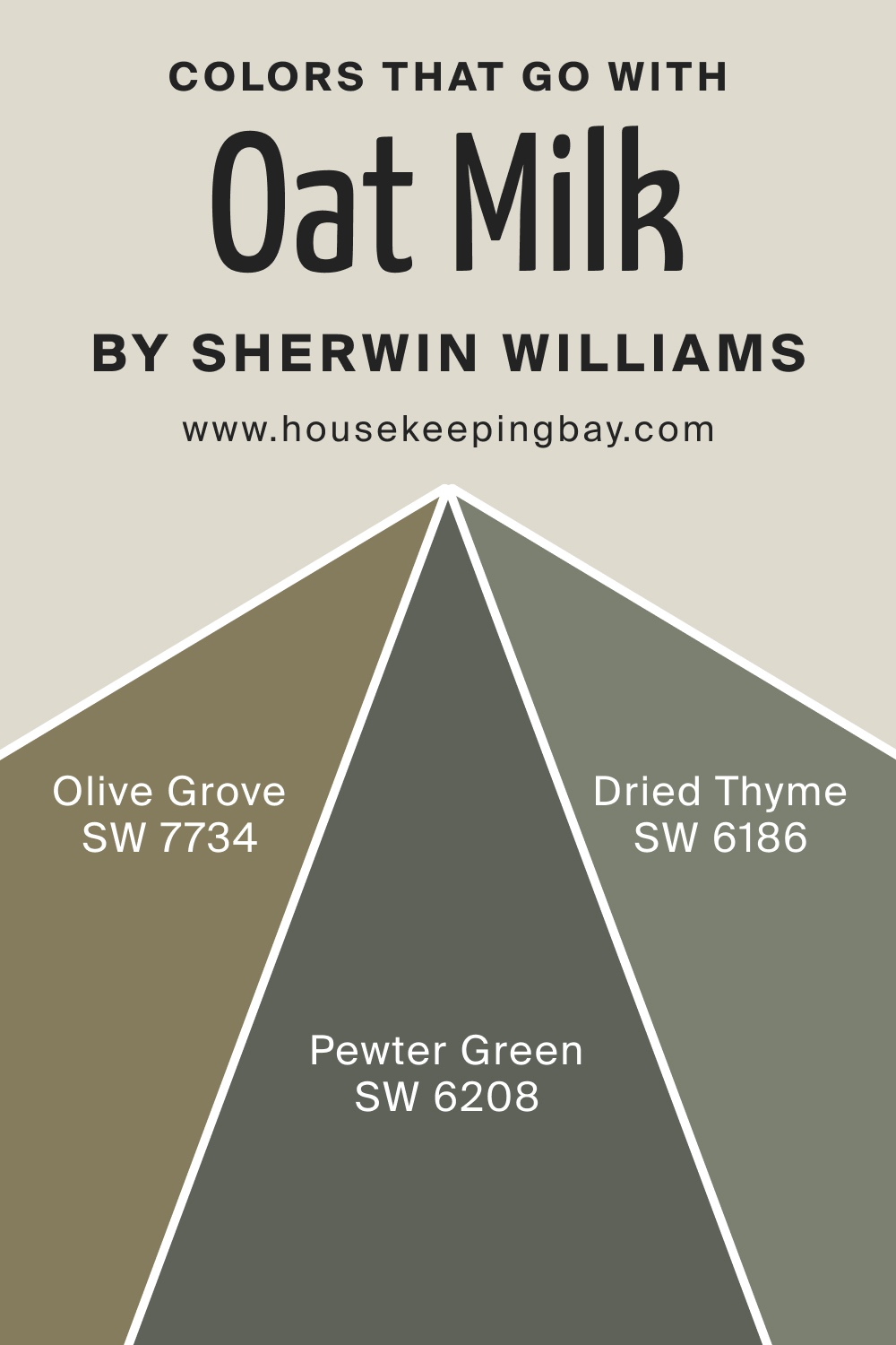 Colors that goes with SW 9501 Oat Milk by Sherwin Williams